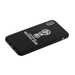 Чехол-накладка TPU Deppa D-103950 ЧМ по футболу FIFA™ Official Emblem для iPhone XS/ X (5.8") Белый