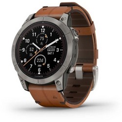 Garmin Fenix 7 Pro Sapphire Solar Titanium Grey Brown (010-02777-30)