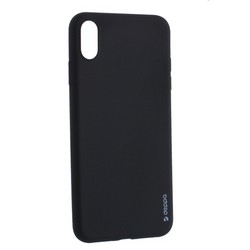 Чехол-накладка силикон Deppa Gel Color Case TPU D-85355 для iPhone XS Max (6.5") 0.8мм Черный