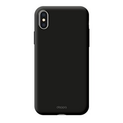 Чехол-накладка пластик Soft touch Deppa Air Case D-83363 для iPhone XS Max (6.5") 1мм Черный