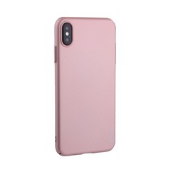 Чехол-накладка пластик Soft touch Deppa Air Case D-83366 для iPhone XS Max (6.5") 1мм Розовое золото