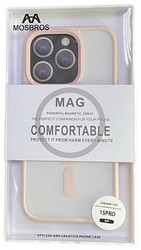 Чехол-накладка MOSBROS Eushield Magnetic Series Iphone 15 Pro (6.1") Pink