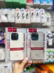 Чехол силиконовый Hoco Light Series для iPhone 16 Pro (6.3") тонкий TPU 0,8mm Дымчатый