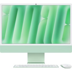 Apple iMac 24" Retina 4,5K 2024 MWUE3 (Apple M4, 8-Core CPU, 8-Core GPU, 16 Гб, 256 Гб SSD, зеленый)