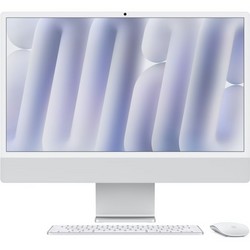 Apple iMac 24" Retina 4,5K 2024 MWUC3 (Apple M4, 8-Core CPU, 8-Core GPU, 16 Гб, 256 Гб SSD, серебристый)