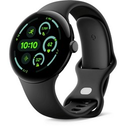 Pixel Watch 3 Wi-Fi 45mm Matte Black Case / Obsidian Active band