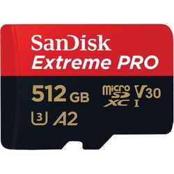 Флэш-карта MicroSDXC Sandisk Extreme Pro 512gb High speed 200/140