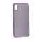 Чехол-накладка кожаная Leather Case для iPhone XS Max (6.5") Lilac Сиреневый - фото 20672