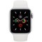 Apple Watch Series 5 GPS 40mm Silver Aluminum Case with White Sport Band (MWV62RU) - фото 22232