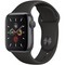 Apple Watch Series 5 GPS 40mm Space Gray Aluminum Case with Black Sport Band (MWV82RU) - фото 22234