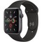Apple Watch Series 5 GPS 44mm Space Gray Aluminum Case with Black Sport Band (MWVF2RU) - фото 22243
