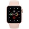 Apple Watch Series 5 GPS 44mm Gold Aluminum Case with Pink Sand Sport Band (MWVE2) - фото 22342