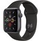 Apple Watch Series 5 GPS 40mm Space Gray Aluminum Case with Black Sport Band (MVW82) - фото 22411