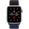 Apple Watch Series 5 Cellular 40mm Silver Aluminum Case with Midnight Blue Sport Loop - фото 22659