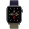 Apple Watch Series 5 Cellular 40mm Space Gray Aluminum Case with Khaki Sport Loop - фото 22840