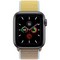 Apple Watch Series 5 Cellular 40mm Space Gray Aluminum Case with Camel Sport Loop - фото 22842