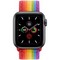 Apple Watch Series 5 Cellular 40mm Space Gray Aluminum Case with Pride Sport Loop - фото 22846