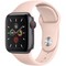 Apple Watch Series 5 Cellular 40mm Space Gray Aluminum Case with Pink Sand Sport Band - фото 22794