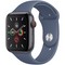 Apple Watch Series 5 Cellular 44mm Space Gray Aluminum Case with Alaskan Blue Sport Band - фото 22801