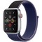 Apple Watch Series 5 Cellular 40mm Silver Aluminum Case with Midnight Blue Sport Loop - фото 22826