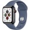 Apple Watch Series 5 Cellular 40mm Space Black Stainless Steel Case with Alaskan Blue Sport Band - фото 22867