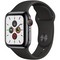 Apple Watch Series 5 Cellular 40mm Space Black Stainless Steel Case with Black Sport Band - фото 22875