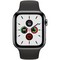 Apple Watch Series 5 Cellular 44mm Space Black Stainless Steel Case with Black Sport Band - фото 22894