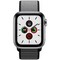 Apple Watch Series 5 Cellular 40mm Stainless Steel Case with Anchor Gray Sport Loop - фото 22900