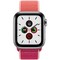 Apple Watch Series 5 Cellular 40mm Stainless Steel Case with Pomegranate Sport Loop - фото 22902