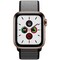 Apple Watch Series 5 Cellular 40mm Gold Stainless Steel Case with Anchor Gray Sport Loop - фото 22928