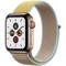 Apple Watch Series 5 Cellular 40mm Gold Stainless Steel Case with Camel Sport Loop - фото 22933