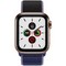 Apple Watch Series 5 Cellular 40mm Gold Stainless Steel Case with Midnight Blue Sport Loop - фото 22936