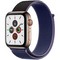 Apple Watch Series 5 Cellular 44mm Gold Stainless Steel Case with Midnight Blue Sport Loop - фото 22949
