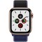 Apple Watch Series 5 Cellular 44mm Gold Stainless Steel Case with Midnight Blue Sport Loop - фото 22950