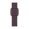 Apple Watch Series 5 Cellular 40mm Gold Stainless Steel Case with Aubergine Modern Buckle - фото 22962