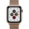 Apple Watch Series 5 Cellular 40mm Gold Stainless Steel Case with Gold Milanese Loop - фото 23000