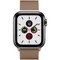 Apple Watch Series 5 Cellular 40mm Space Black Stainless Steel Case with Gold Milanese Loop - фото 23018