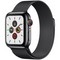 Apple Watch Series 5 Cellular 40mm Space Black Stainless Steel Case with Space Black Milanese Loop - фото 23020