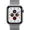 Apple Watch Series 5 Cellular 44mm Space Black Stainless Steel Case with Silver Milanese Loop - фото 23024