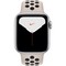 Apple Watch Nike Series 5 Cellular 40mm Silver Aluminum Case with Desert Sand/Black Nike Sport Band - фото 23165