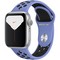 Apple Watch Nike Series 5 GPS 40mm Silver Aluminum Case with Royal Pulse/Black Nike Sport Band - фото 23050