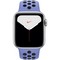 Apple Watch Nike Series 5 GPS 40mm Silver Aluminum Case with Royal Pulse/Black Nike Sport Band - фото 23051