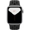 Apple Watch Nike Series 5 Cellular 40mm Silver Aluminum Case with Anthracite/Black Nike Sport Band - фото 23177