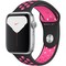 Apple Watch Nike Series 5 GPS 44mm Silver Aluminum Case with Black/Pink Blast Nike Sport Band - фото 23062