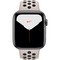 Apple Watch Nike Series 5 Cellular 44mm Space Gray Aluminum Case with Desert Sand/Black Nike Sport Band - фото 23210