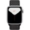 Apple Watch Nike Series 5 GPS 40mm Silver Aluminum Case with Black Nike Sport Loop - фото 23117