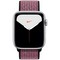 Apple Watch Nike Series 5 GPS 44mm Silver Aluminum Case with Pink Blast/True Berry Nike Sport Loop - фото 23123