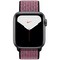 Apple Watch Nike Series 5 Cellular 40mm Space Gray Aluminum Case with Pink Blast/True Berry Nike Sport Loop - фото 23258