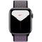 Apple Watch Nike Series 5 Cellular 44mm Space Gray Aluminum Case with Desert Sand/Volt Nike Sport Loop - фото 23270