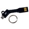 Дата-кабель USB microUSB брелок черный - фото 55797
